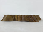 Japanese Wooden Flower Vase Stand Vtg Unique Kadai Board Ikebana Bonsai WT469