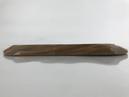 Japanese Wooden Flower Vase Stand Vtg Unique Kadai Board Ikebana Bonsai WT505