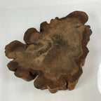Japanese Wooden Flower Vase Stand Vtg Unique Kadai Board Ikebana Bonsai WT518