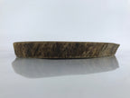 Japanese Wooden Flower Vase Stand Vtg Unique Kadai Board Ikebana Bonsai WT523