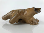 Japanese Wooden Flower Vase Stand Vtg Unique Kadai Board Ikebana Bonsai WT524