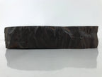 Japanese Wooden Flower Vase Stand Vtg Unique Kadai Board Ikebana Bonsai WT549