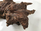 Japanese Wooden Flower Vase Stand Vtg Unique Kadai Board Ikebana Bonsai WT551