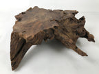 Japanese Wooden Flower Vase Stand Vtg Unique Kadai Board Ikebana Bonsai WT551