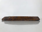 Japanese Wooden Flower Vase Stand Vtg Unique Kadai Board Ikebana Bonsai WT559