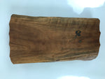 Japanese Wooden Flower Vase Stand Vtg Unique Kadai Board Ikebana Bonsai WT568