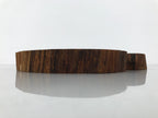Japanese Wooden Flower Vase Stand Vtg Unique Kadai Board Ikebana Bonsai WT598