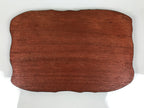 Japanese Wooden Flower Vase Stand Vtg Unique Kadai Board Ikebana Bonsai WT601