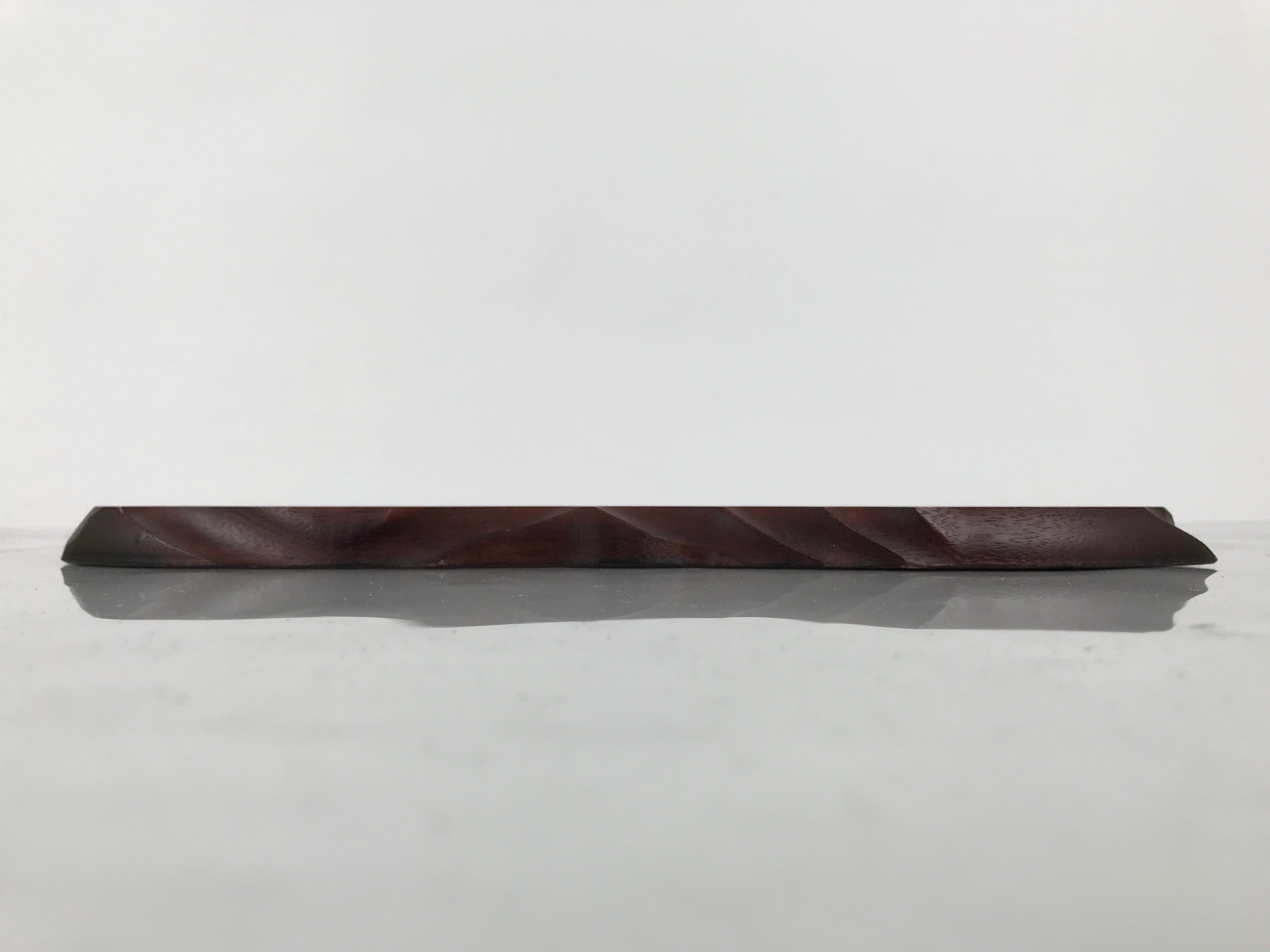 Japanese Wooden Flower Vase Stand Vtg Unique Kadai Board Ikebana Bonsai WT601