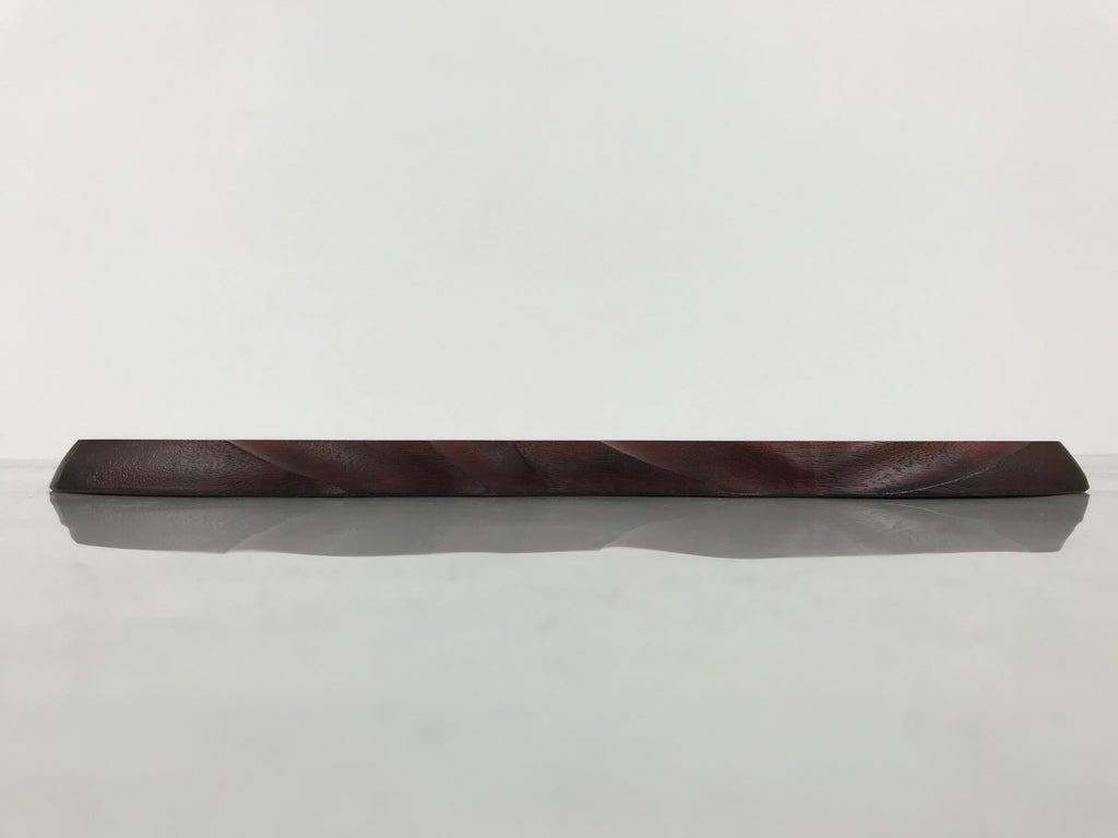 Japanese Wooden Flower Vase Stand Vtg Unique Kadai Board Ikebana Bonsai WT601