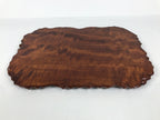 Japanese Wooden Flower Vase Stand Vtg Unique Kadai Board Ikebana Bonsai WT604