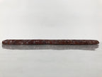 Japanese Wooden Flower Vase Stand Vtg Unique Kadai Board Ikebana Bonsai WT604