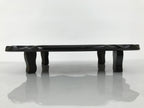 Japanese Wooden Flower Vase Stand Vtg Unique Kadai Board Ikebana Bonsai WT605