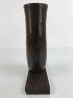 Japanese Wooden Flower Vase Vtg Kabin Ikebana Arrangement Makie Vines FK116