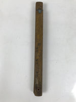 Japanese Wooden Folding Ruler Vtg Woodworking Tool Carpentry Kanejaku T321