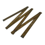 Japanese Wooden Folding Ruler Vtg Woodworking Tool Carpentry Kanejaku T321