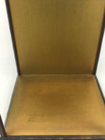 Japanese Wooden Frame Glass Display Case Vtg Hina Doll Figurine Statue ID658