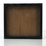 Japanese Wooden Frame Glass Display Case Vtg Hina Doll Figurine Statue ID659