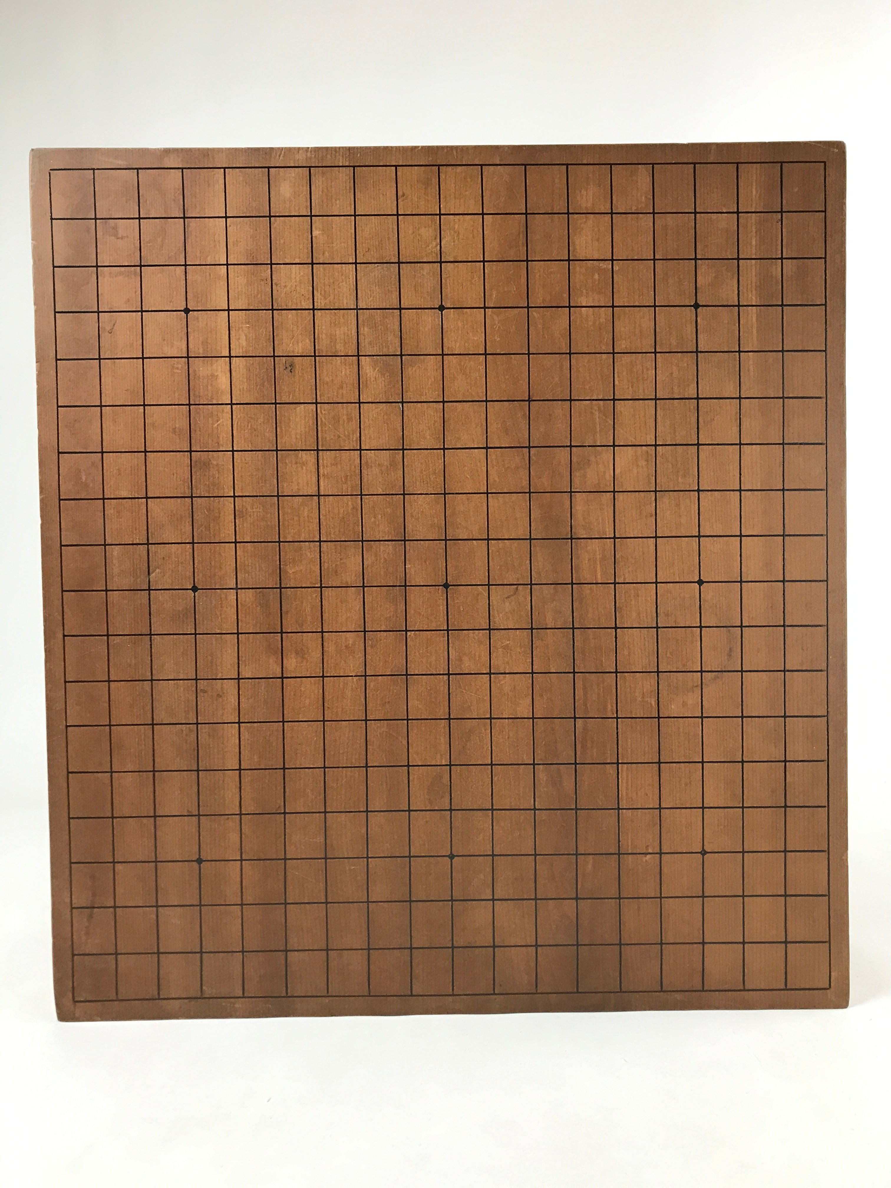 Japanese Wooden Go Board Vtg Igo Game Table Goban Leg 19X19 Grid GB87