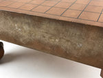 Japanese Wooden Go Board Vtg Igo Game Table Goban Leg 19X19 Grid GB87