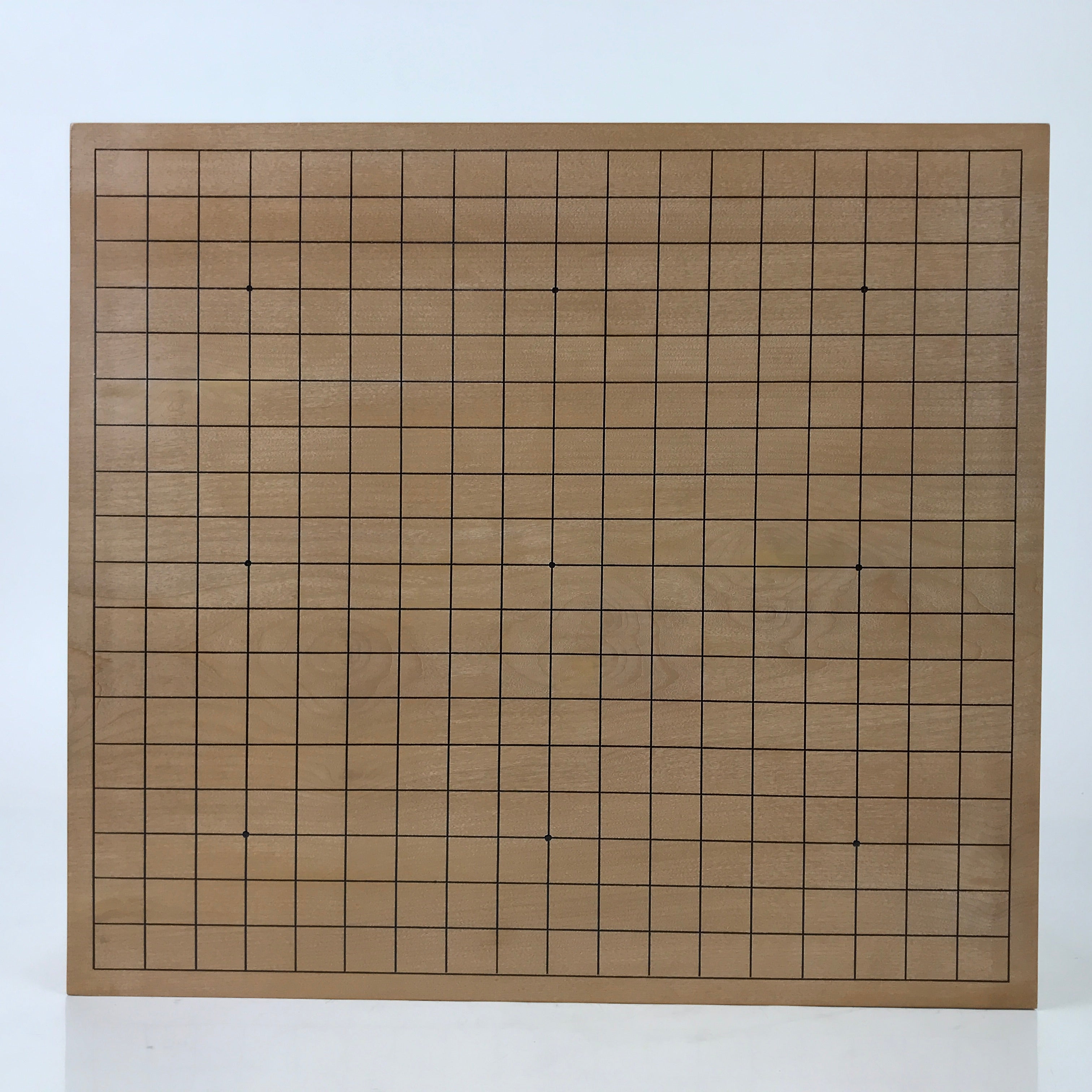 Japanese Wooden Go Board Vtg Igo Game Table Goban Leg Heso 19X19 Grid GB101