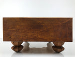 Japanese Wooden Go Board Vtg Igo Game Table Goban Leg Heso 19X19 Grid GB105