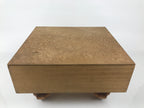 Japanese Wooden Go Board Vtg Igo Game Table Goban Leg Heso 19X19 Grid GB106