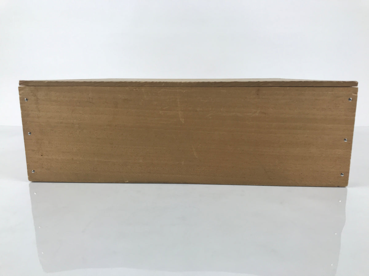 Japanese Wooden Go Board Vtg Igo Game Table Goban Leg Heso 19X19 Grid GB106