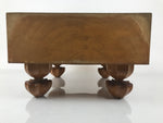 Japanese Wooden Go Board Vtg Igo Game Table Goban Leg Heso 19X19 Grid GB106