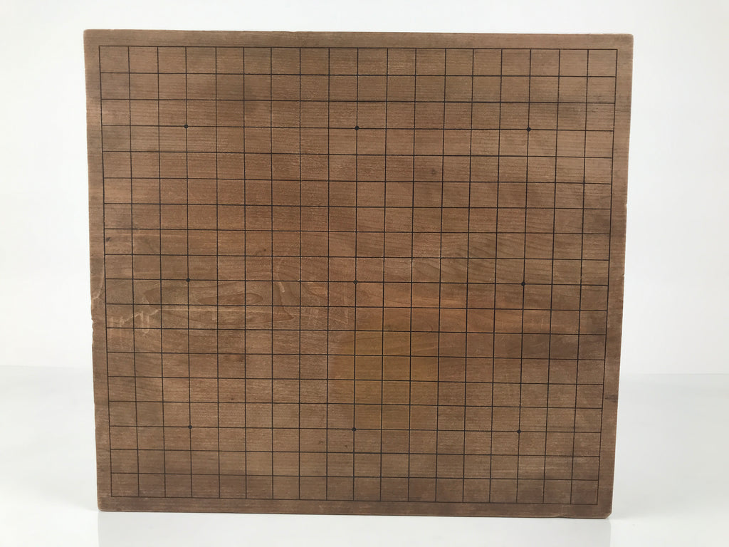 Japanese Wooden Go Board Vtg Igo Game Table Goban Leg Heso 19X19 Grid GB107