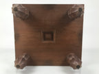 Japanese Wooden Go Board Vtg Igo Game Table Goban Leg Heso 19X19 Grid GB107