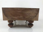 Japanese Wooden Go Board Vtg Igo Game Table Goban Leg Heso 19X19 Grid GB108