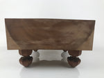 Japanese Wooden Go Board Vtg Igo Game Table Goban Leg Heso 19X19 Grid GB108