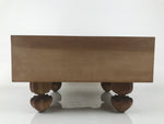 Japanese Wooden Go Board Vtg Igo Game Table Goban Leg Heso 19X19 Grid GB108