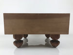 Japanese Wooden Go Board Vtg Igo Game Table Goban Leg Heso 19X19 Grid GB108