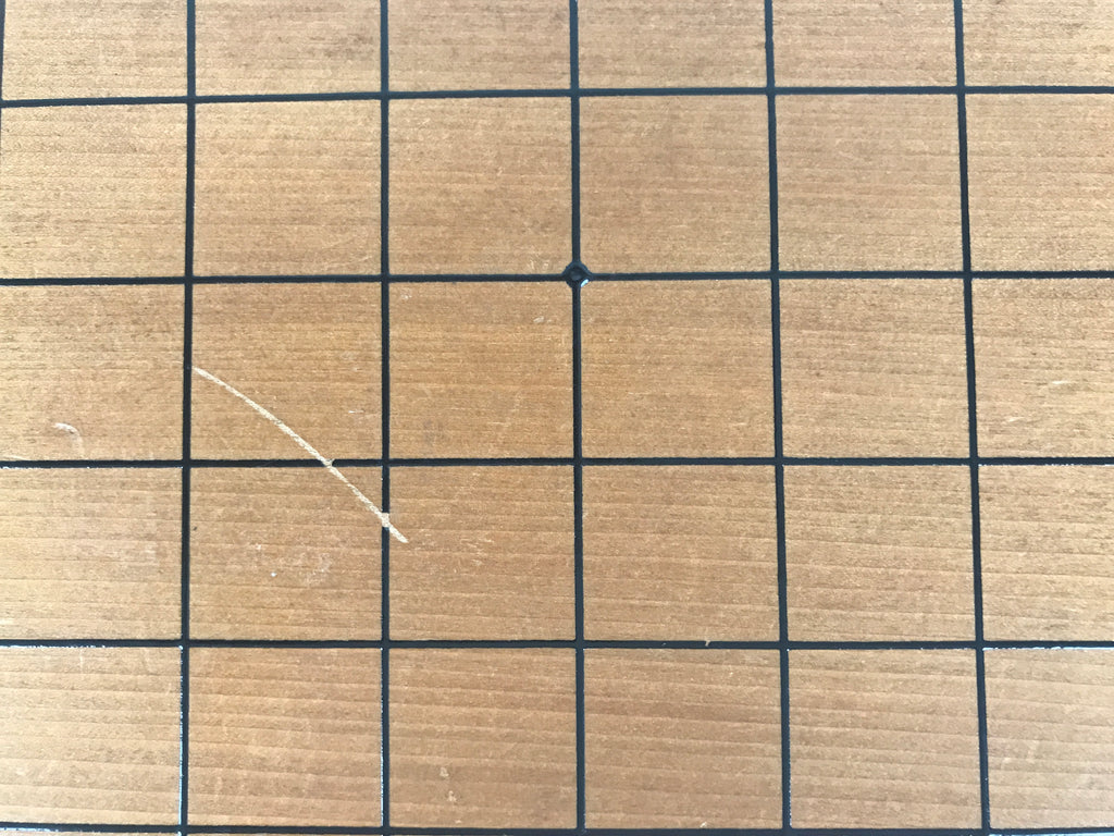 Japanese Wooden Go Board Vtg Igo Game Table Goban Leg Heso 19X19 Grid GB108