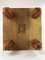 Japanese Wooden Go Board Vtg Igo Game Table Goban Leg Heso 19X19 Grid GB92