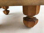 Japanese Wooden Go Board Vtg Igo Game Table Goban Leg Heso 19X19 Grid GB92