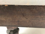 Japanese Wooden Go Board Vtg Igo Game Table Goban Leg Heso 19X19 Grid GB94