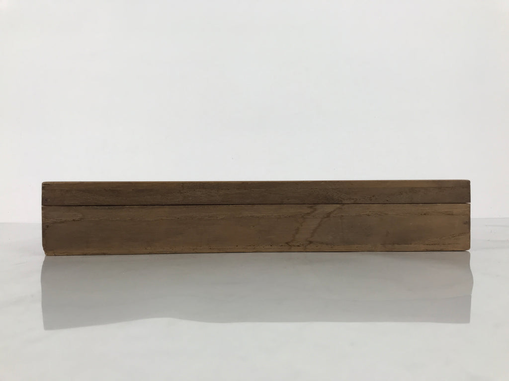 Japanese Wooden Hanging Scroll Box Vtg Kakejiku Hako Inside Length 31.5cm SB346