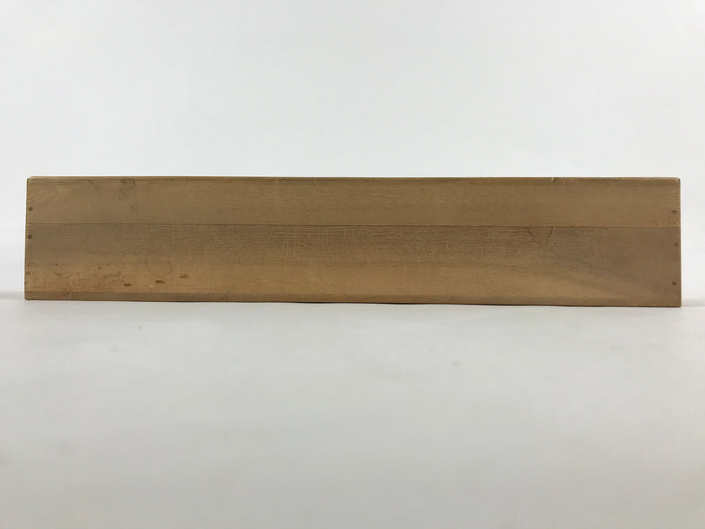 Japanese Wooden Hanging Scroll Box Vtg Kakejiku Hako Inside Length 35cm SB218