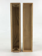 Japanese Wooden Hanging Scroll Box Vtg Kakejiku Hako Inside Length 35cm SB218