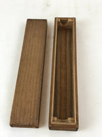 Japanese Wooden Hanging Scroll Box Vtg Kakejiku Hako Inside Length 36.3cm SB251