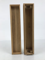 Japanese Wooden Hanging Scroll Box Vtg Kakejiku Hako Inside Length 36.7cm SB345