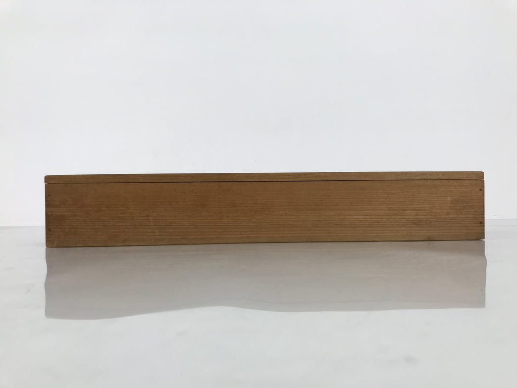 Japanese Wooden Hanging Scroll Box Vtg Kakejiku Hako Inside Length 37.6cm SB347