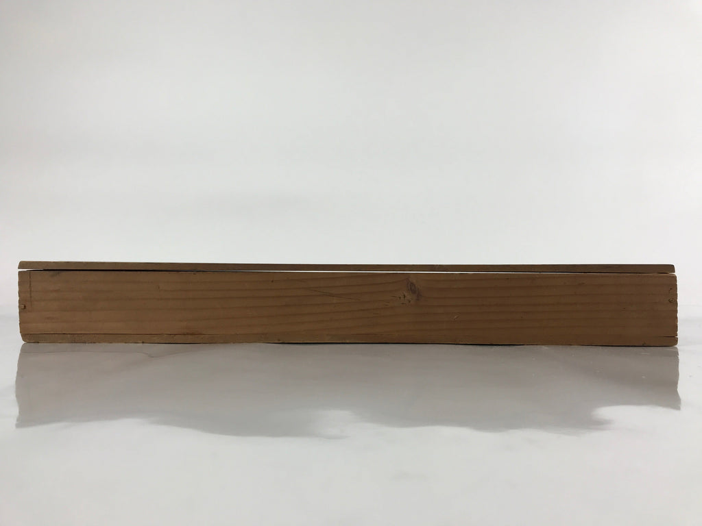 Japanese Wooden Hanging Scroll Box Vtg Kakejiku Hako Inside Length 40.5cm SB291
