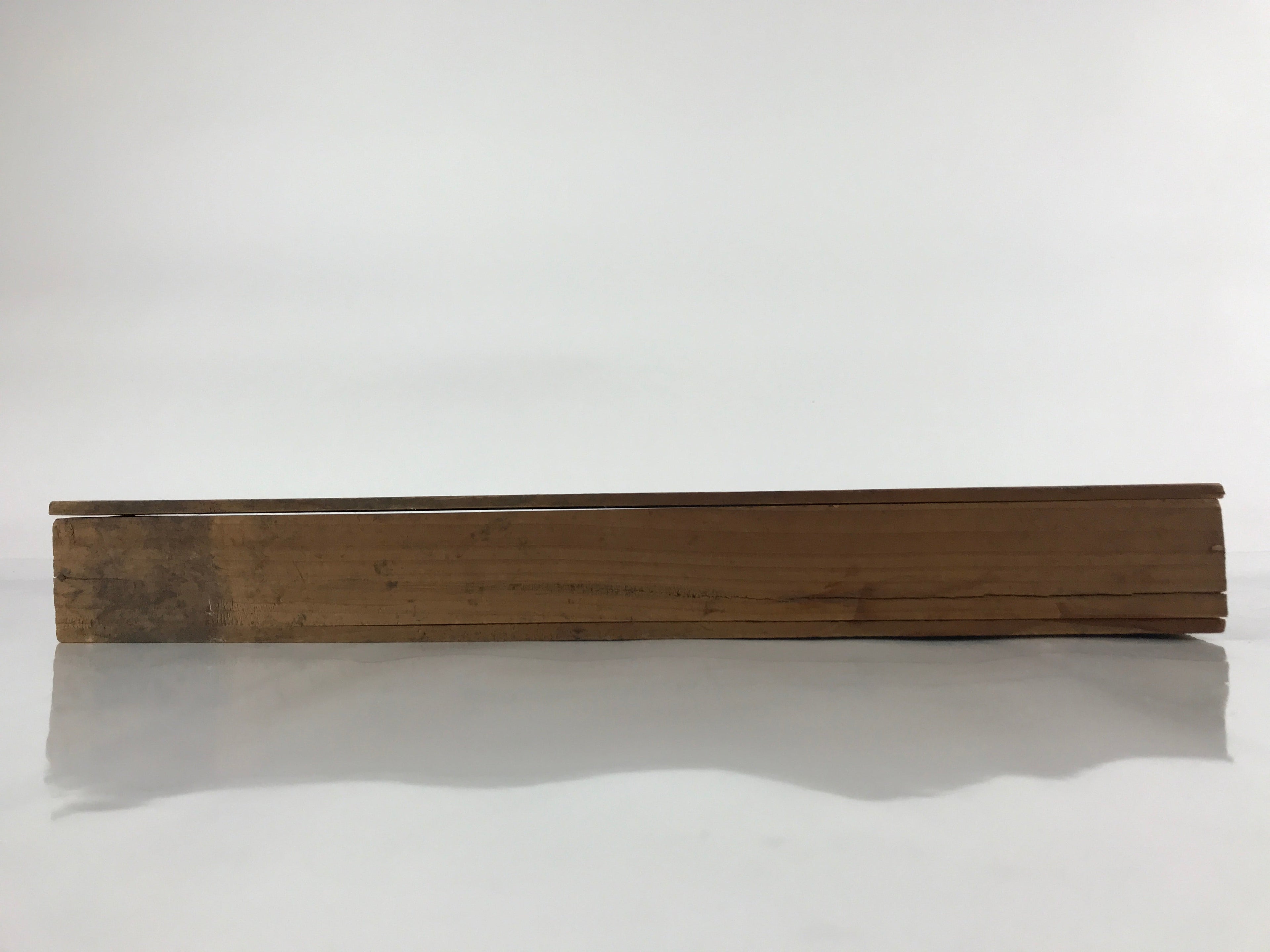 Japanese Wooden Hanging Scroll Box Vtg Kakejiku Hako Inside Length 40.5cm SB291