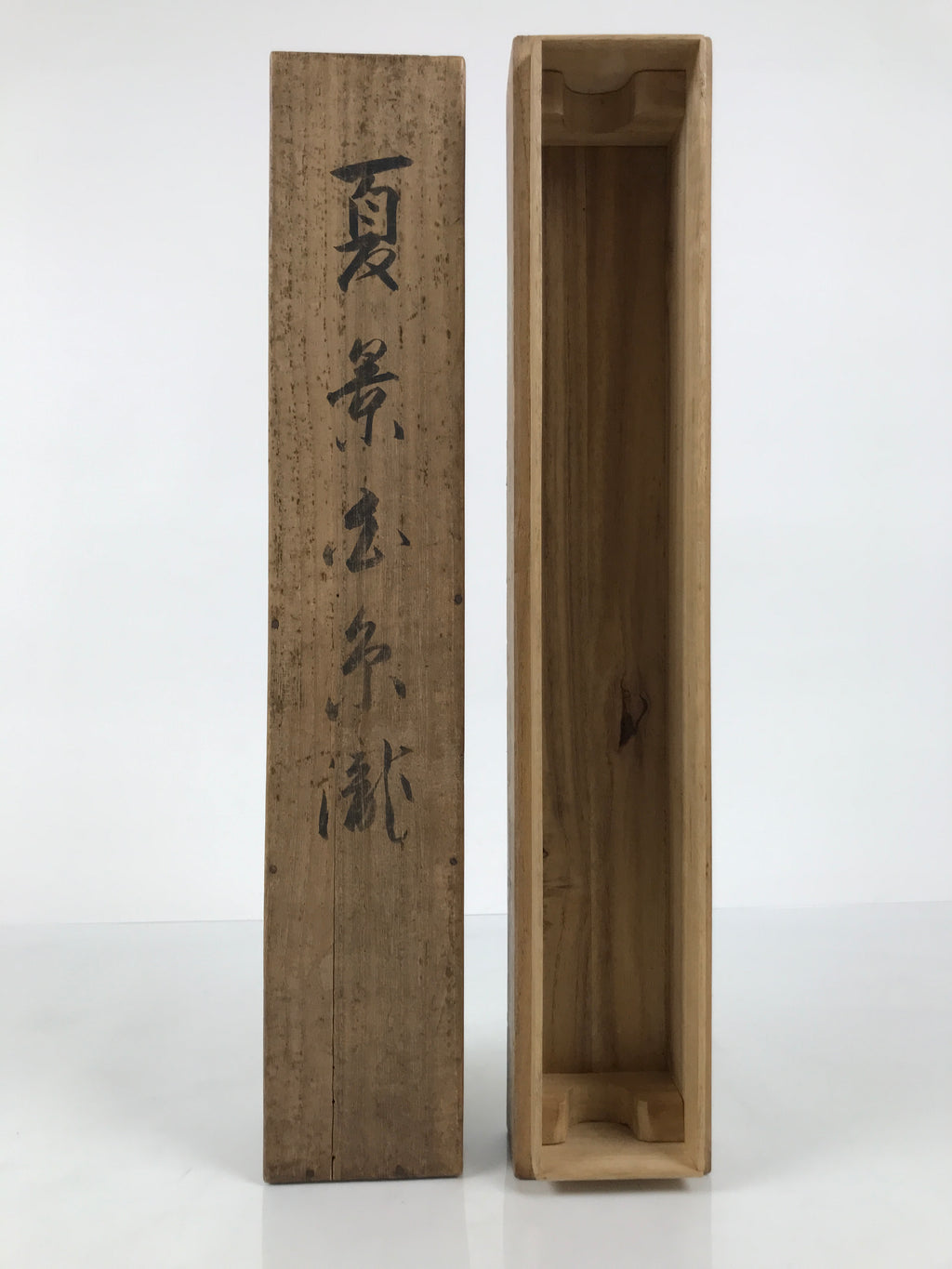 Japanese Wooden Hanging Scroll Box Vtg Kakejiku Hako Inside Length 42.9cm SB342