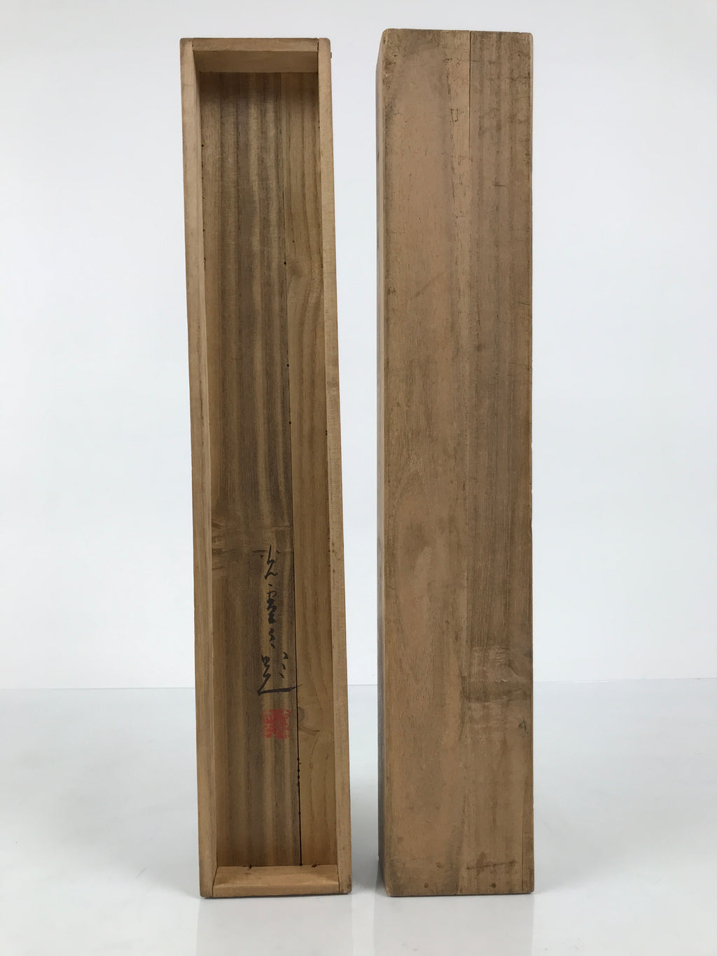 Japanese Wooden Hanging Scroll Box Vtg Kakejiku Hako Inside Length 42.9cm SB342