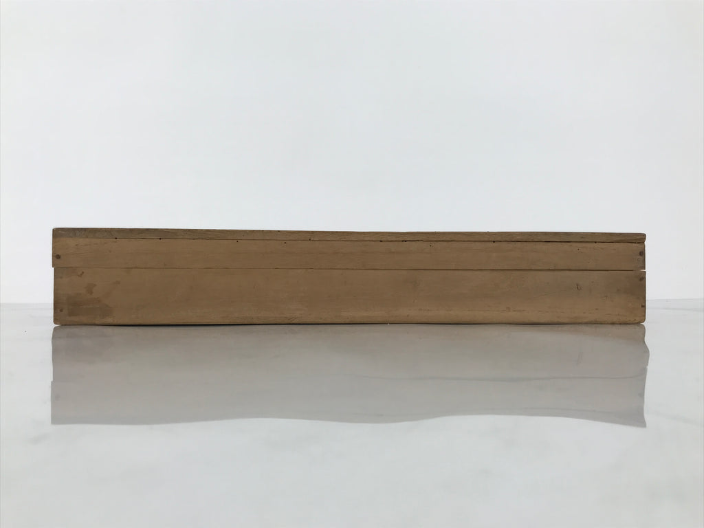 Japanese Wooden Hanging Scroll Box Vtg Kakejiku Hako Inside Length 42.9cm SB342